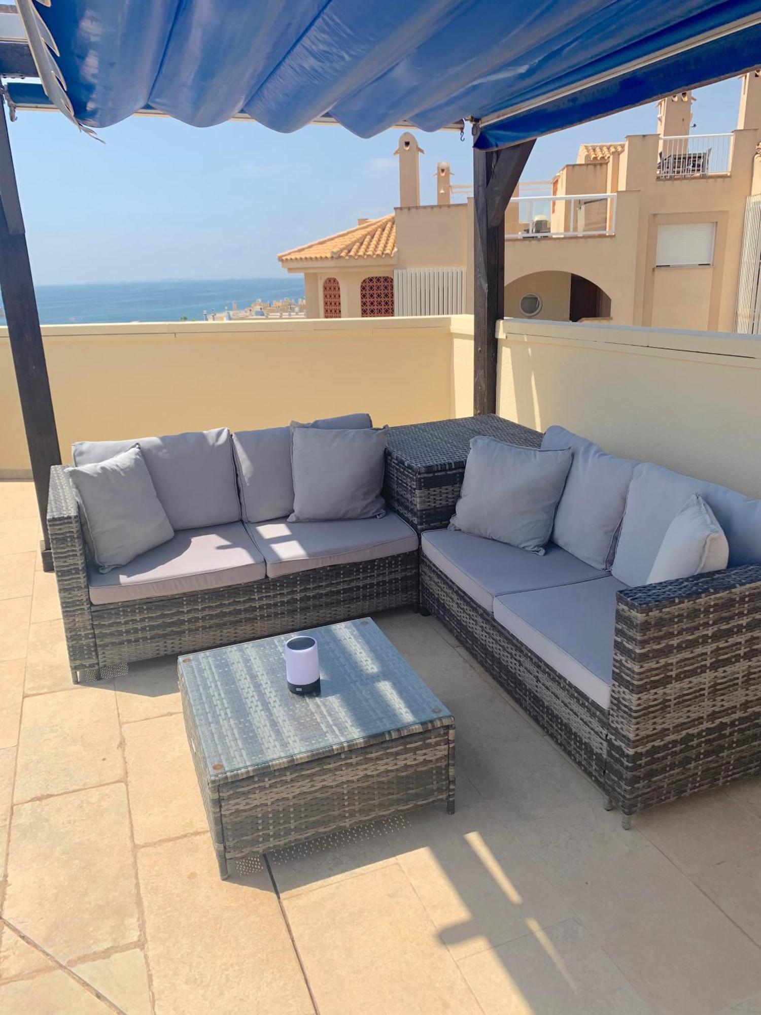 Penthouse & Jacuzzi With Sea Views In Costa Blanca Lägenhet Orihuela Exteriör bild