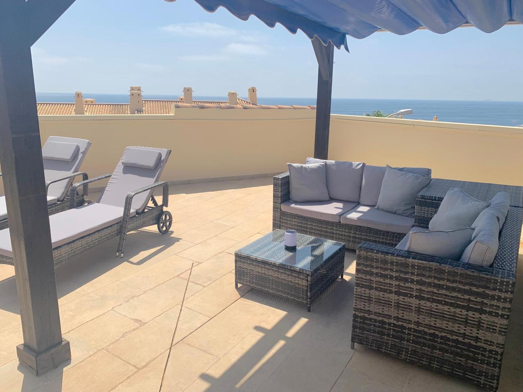 Penthouse & Jacuzzi With Sea Views In Costa Blanca Lägenhet Orihuela Exteriör bild